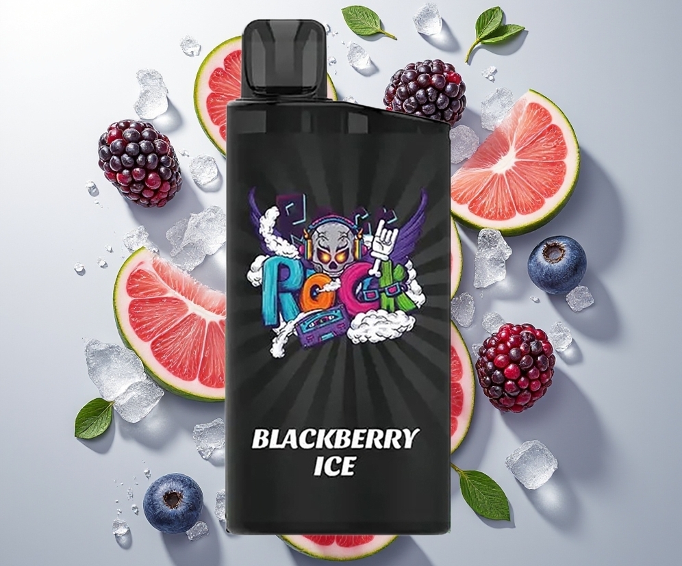 IGET Bar 3500 Puffs Vape - Блекбери Ајс: Хладна Експлозија Бобица у Вашем Длану